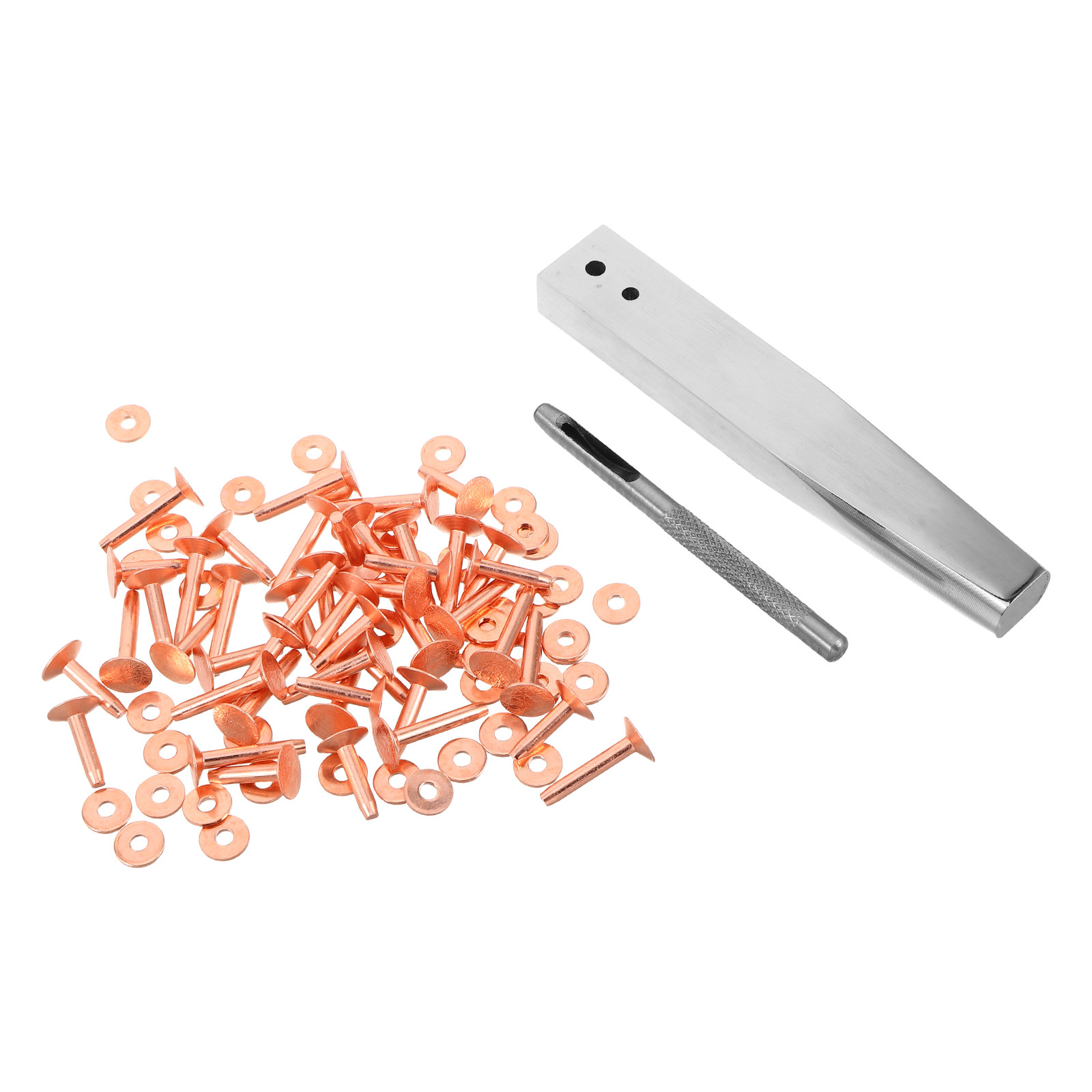 Leatherwork Rivets - 1Set Rivet Fixing Tool Copper Rivet