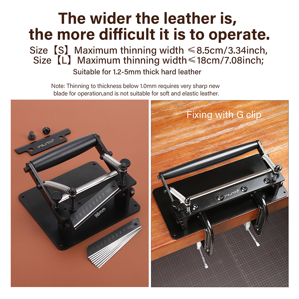 WUTA Manual Leather Skiving Ma - Skiver Leather Thin reseña y precio