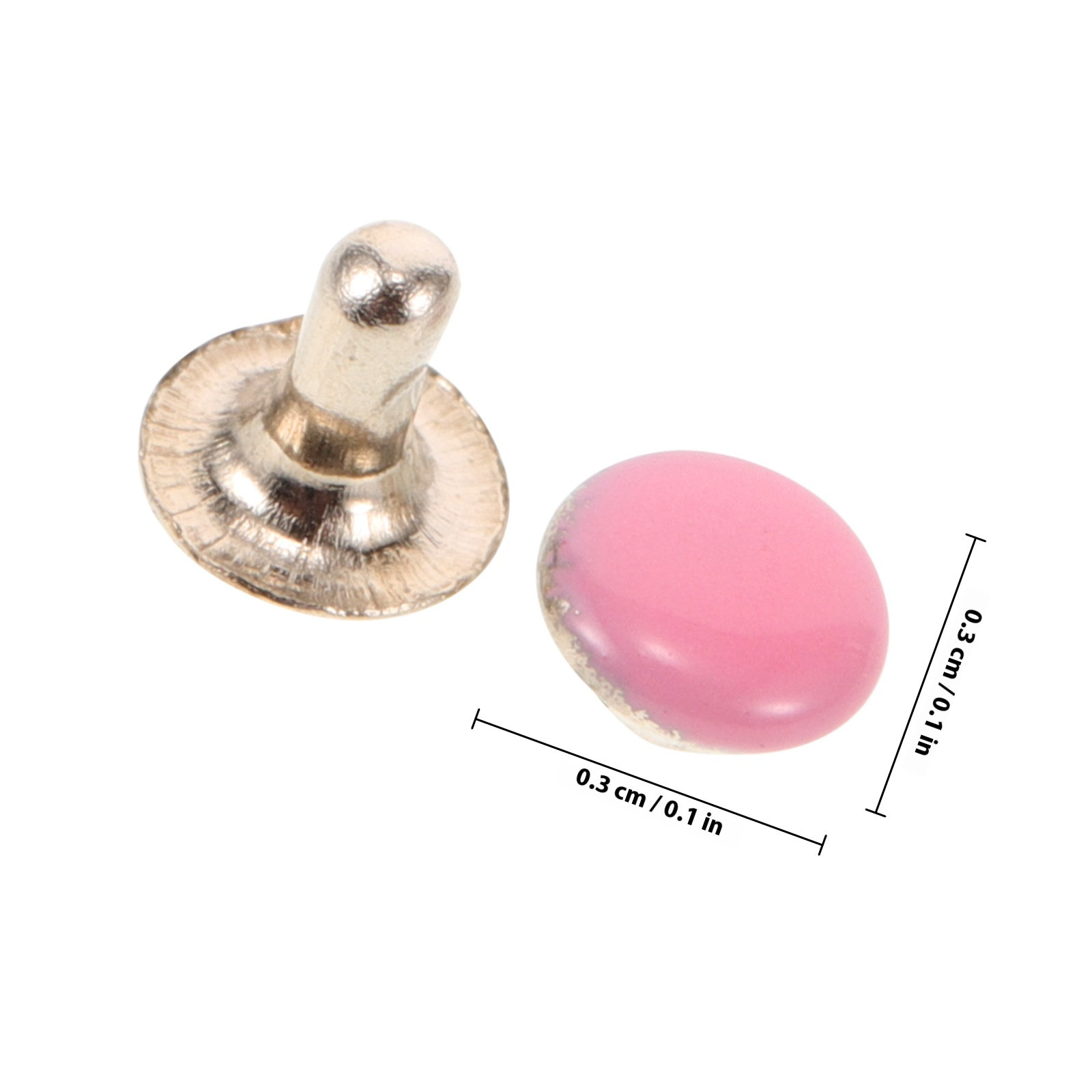 100Pcs 3Mm Tiny Rivets with Ca - Leatherwork Rivets reseña y precio