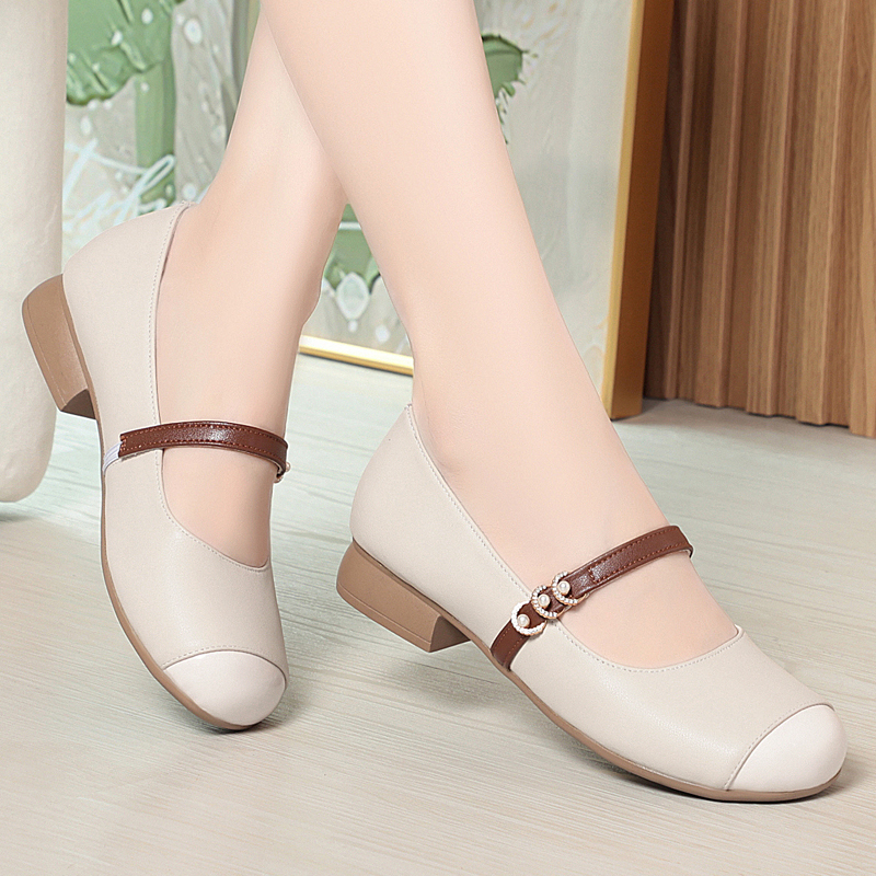 AIYUQI Mary Jane Shoes Women's - Leather Work Women Shoes reseña y precio