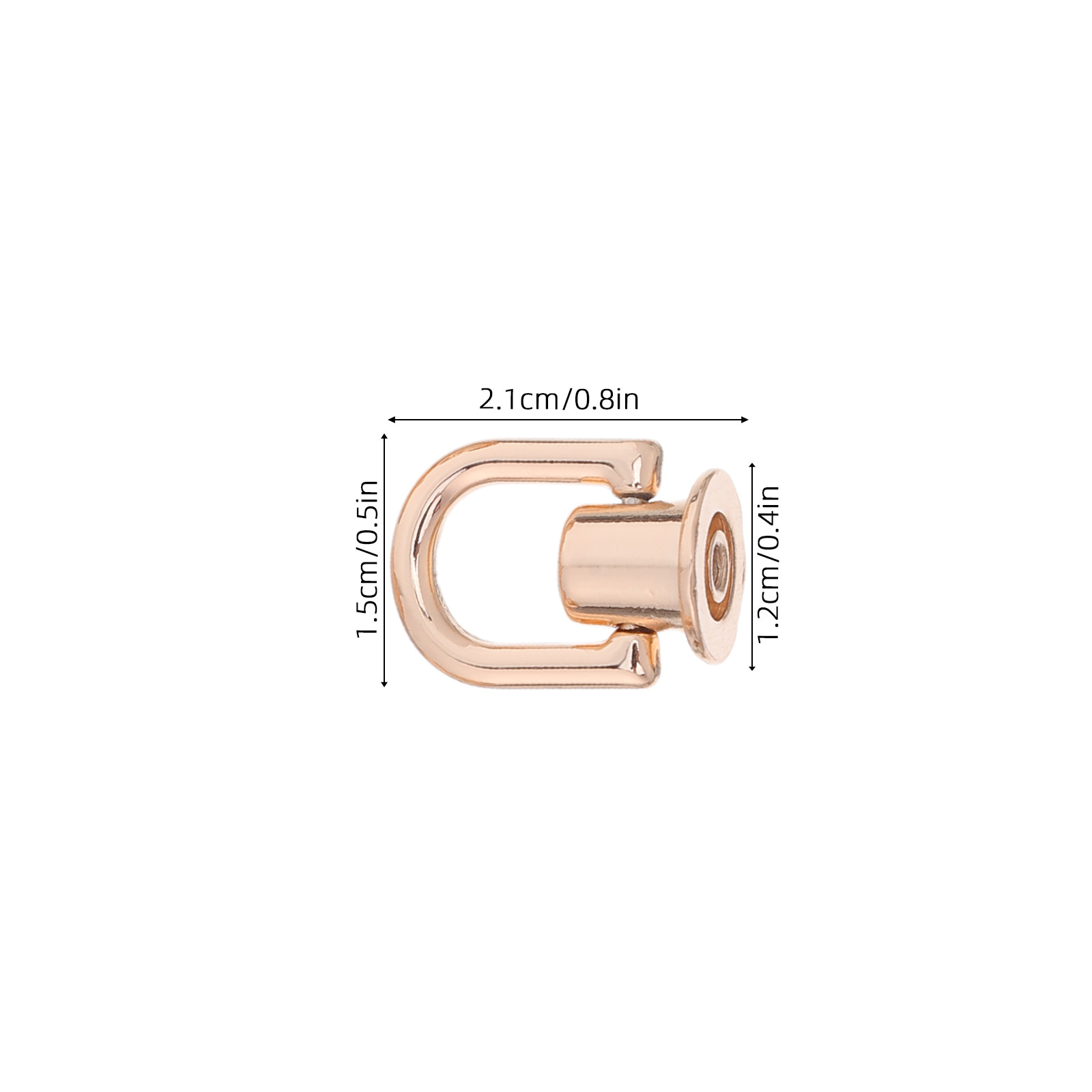 12Pcs D Rings Zinc Alloy Bag H - Leatherwork Rivets reseña y precio