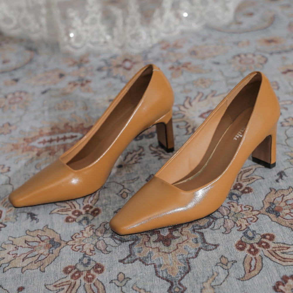 High Heels Women's New Profess - Leather Work Women Shoes reseña y precio