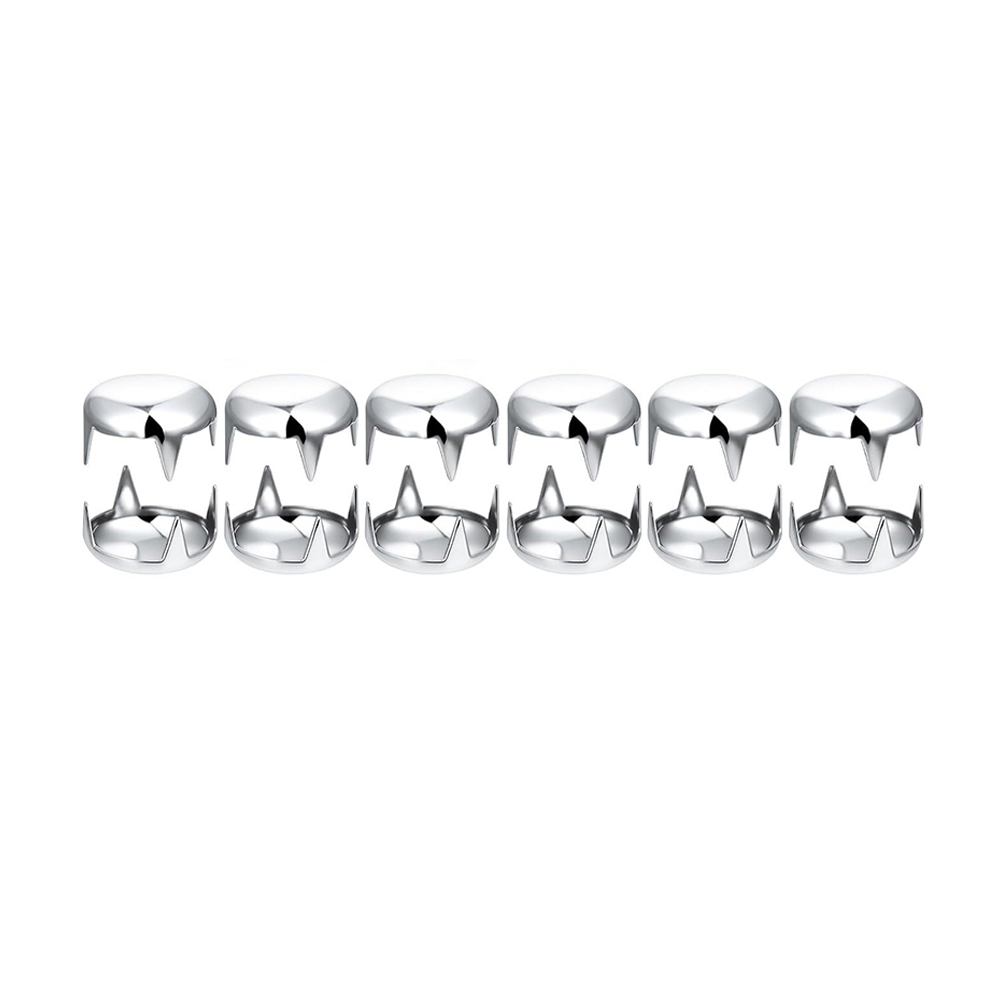 100pcs 16mm Silver Dome Rivets - Leatherwork Rivets reseña y precio