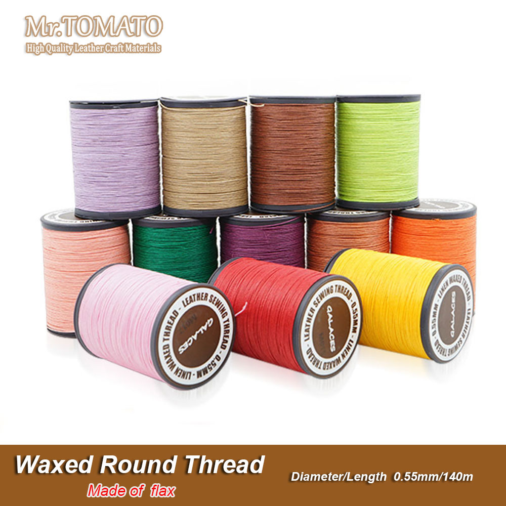 0.55 Leather Sewing Waxed roun - Waxed Thread Linen reseña y precio