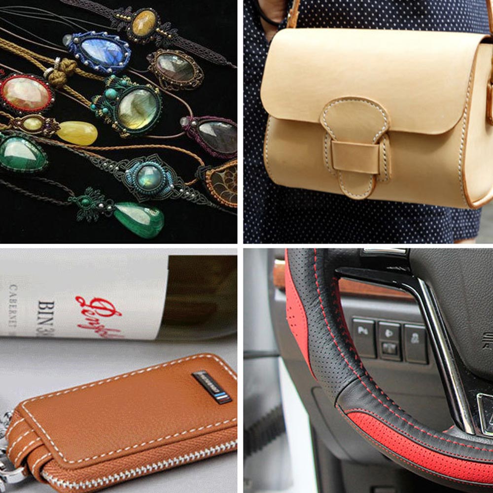 0.55 Leather Sewing Waxed roun - Waxed Thread Linen reseña y precio