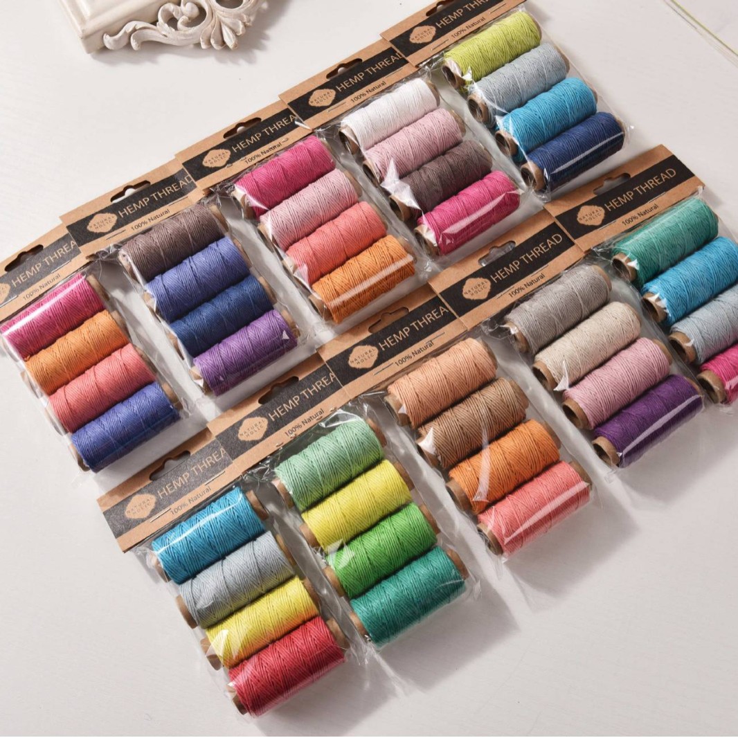 4 Rolls 0.8mm 100% Natural Jut - Waxed Thread Linen reseña y precio