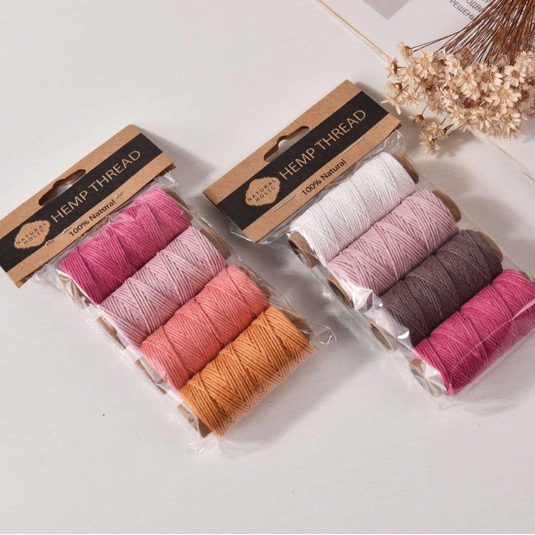 4 Rolls 0.8mm 100% Natural Jut - Waxed Thread Linen reseña y precio