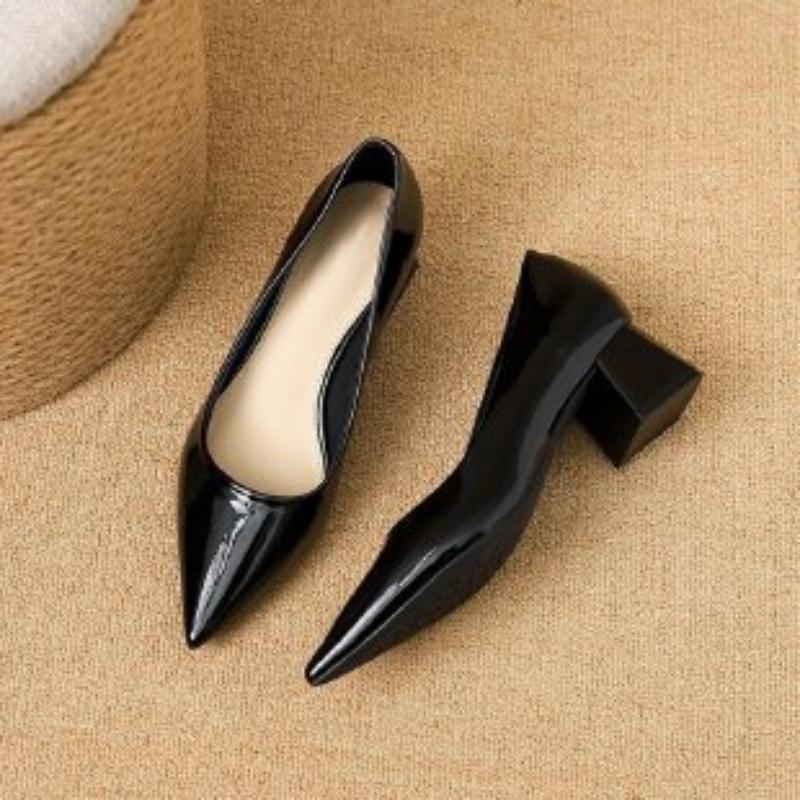 2026 Spring Autumn New Patent  - Leather Work Women Shoes reseña y precio