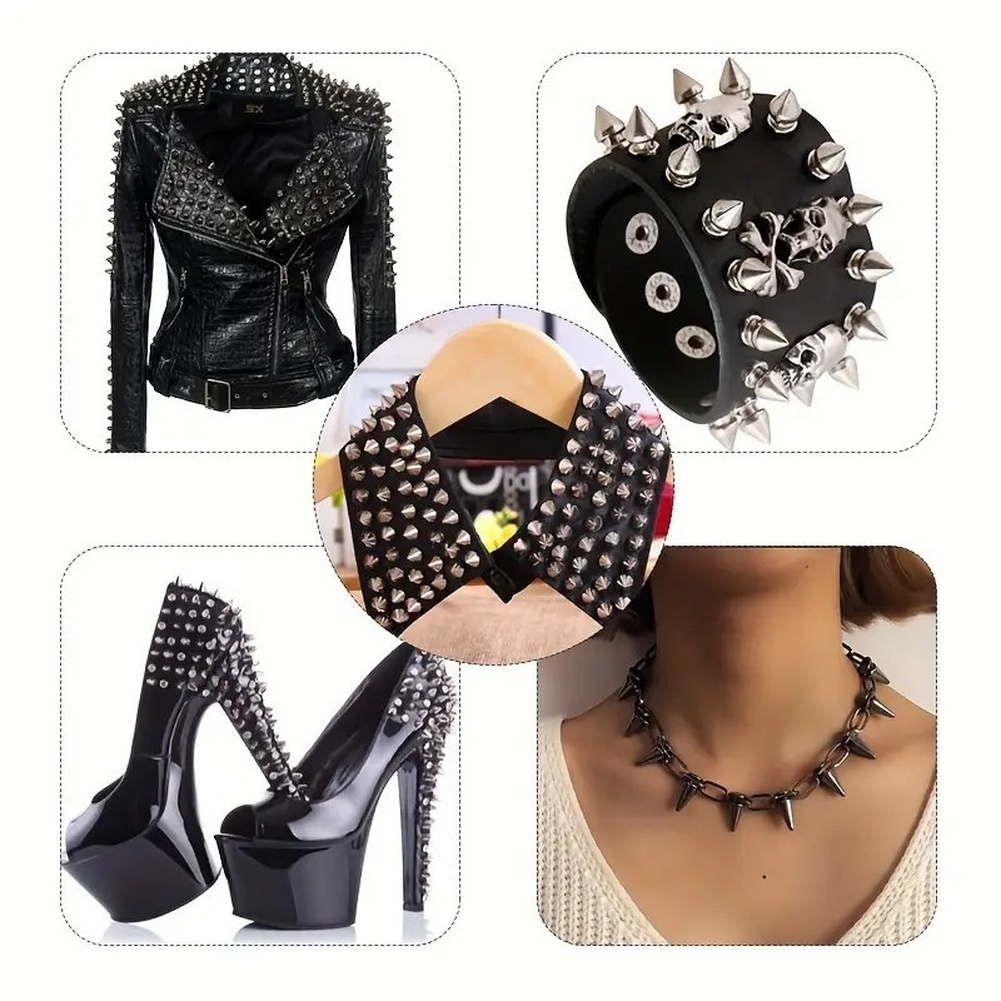 559-Piece Punk Rivet Collectio - Leatherwork Rivets reseña y precio