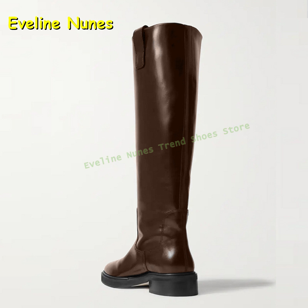 Black Leather Knee High Riding - Leather Work Women Shoes reseña y precio