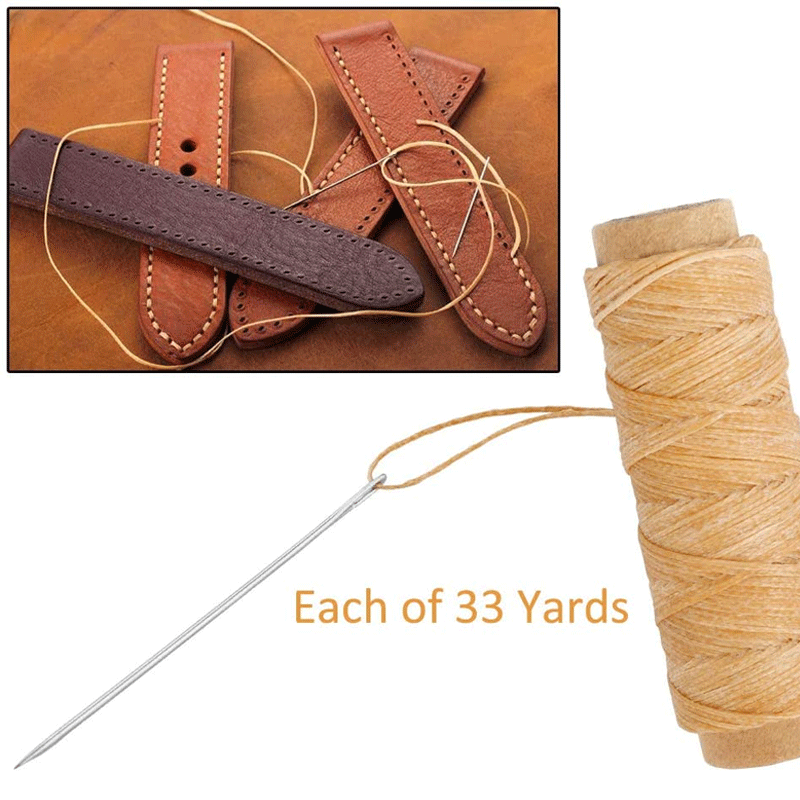 30m 0.8mm Leather Sewing Waxed - Waxed Thread Linen reseña y precio