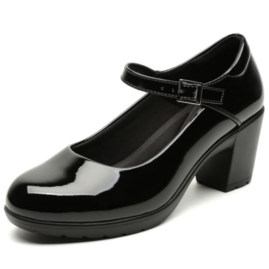 Womens Mary Jane Dress Shoes C - Leather Work Women Shoes reseña y precio