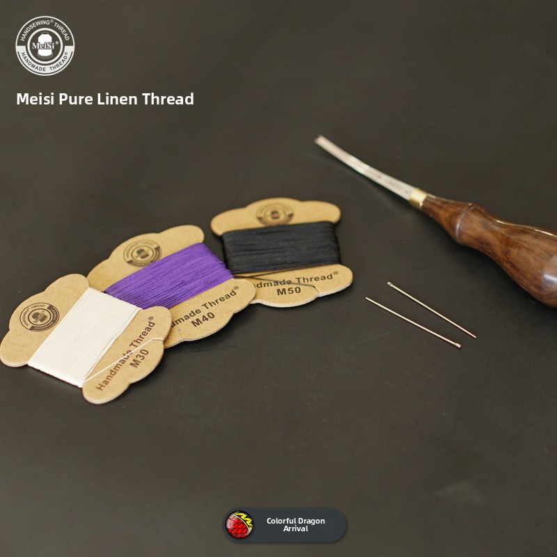 MeiSi Linen Thread 045mm Hand  - Waxed Thread Linen reseña y precio
