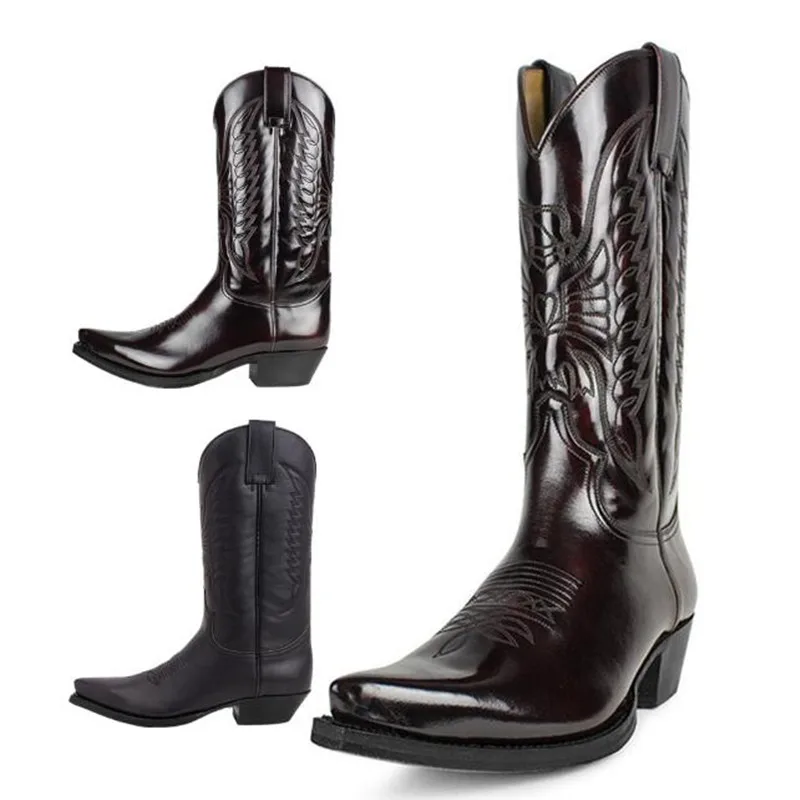 Cowboy Men Women Country Vinta - Leather Work Women Shoes reseña y precio