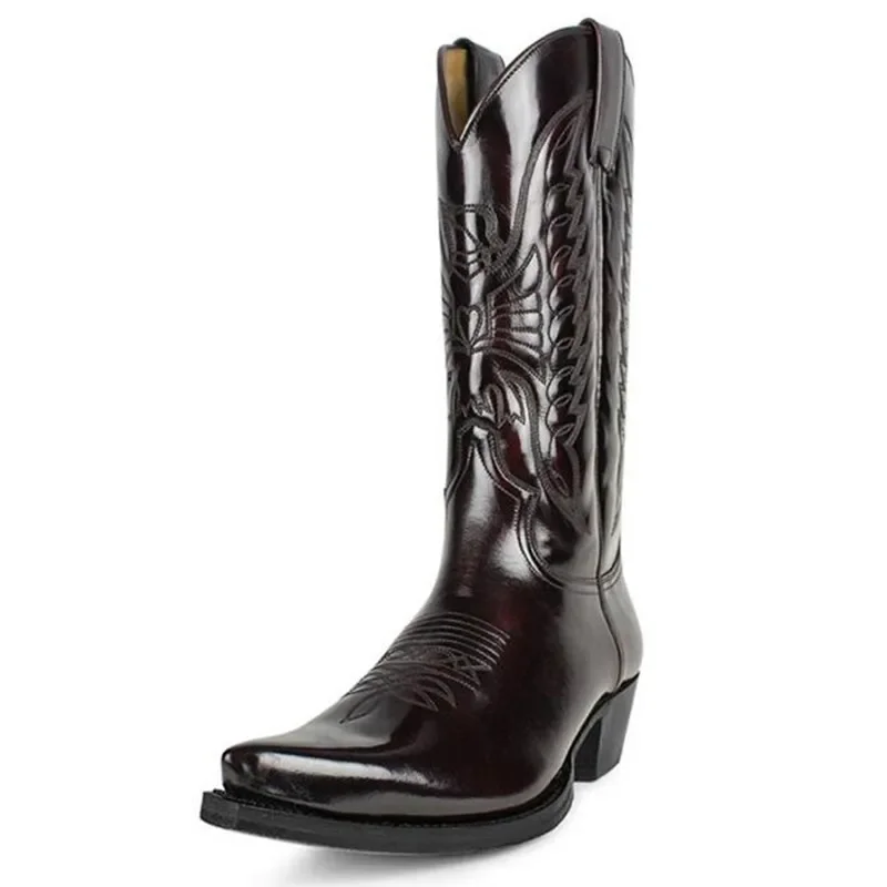 Cowboy Men Women Country Vinta - Leather Work Women Shoes reseña y precio