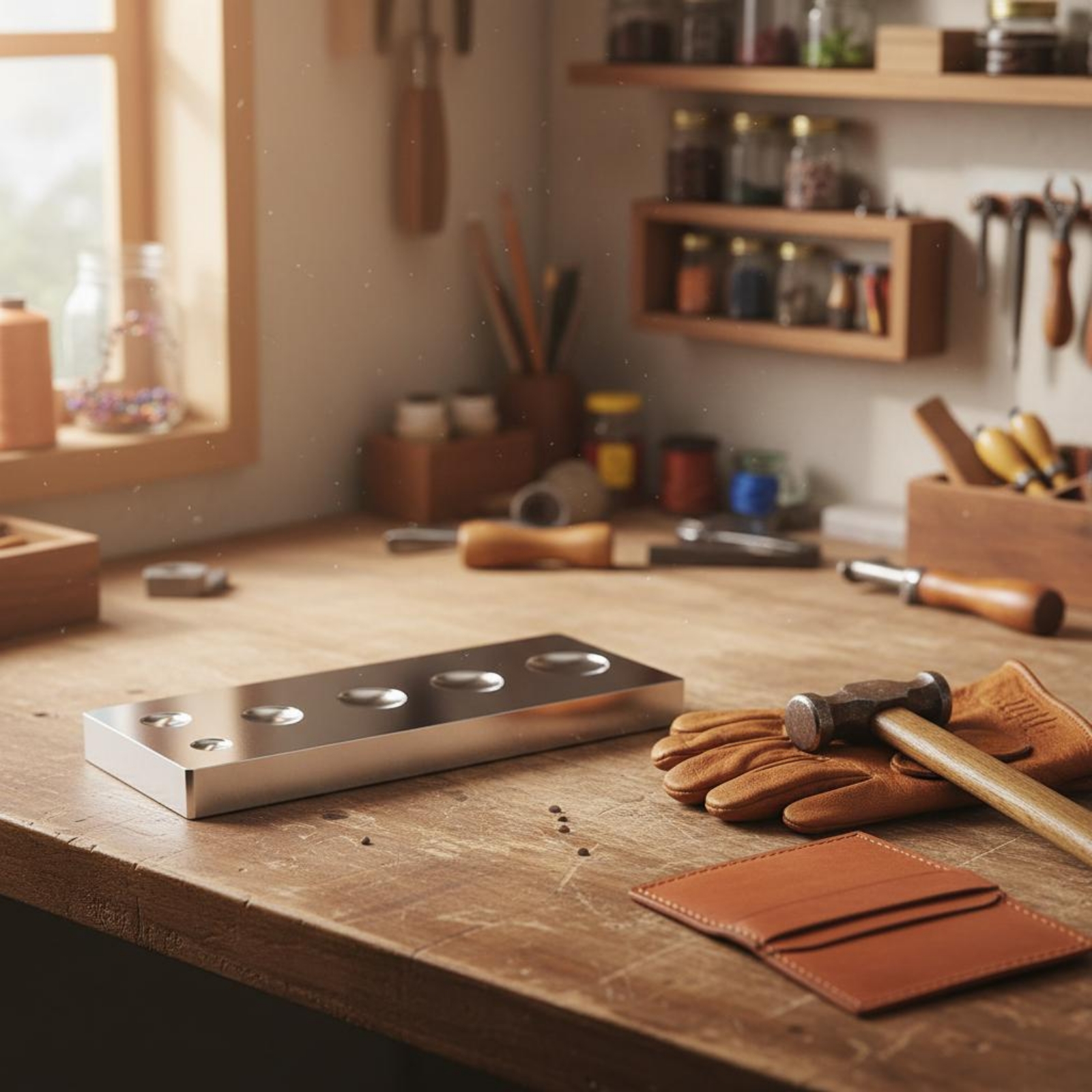 Snap Rivet Tool Set Multi-Use  - Leatherworking Equipment reseña y precio