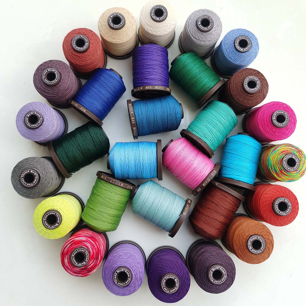 MeiSi 100% Linen Round Twist W - Waxed Thread Linen reseña y precio
