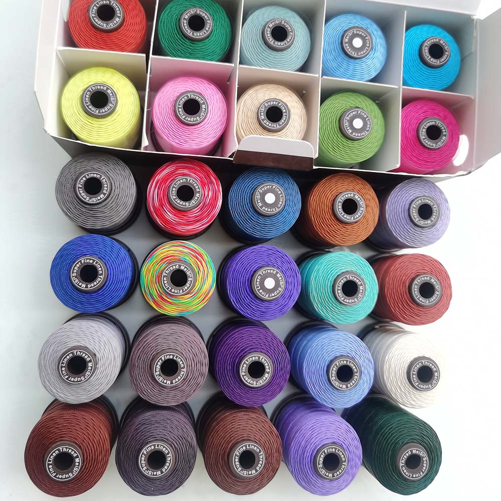 MeiSi 100% Linen Round Twist W - Waxed Thread Linen reseña y precio