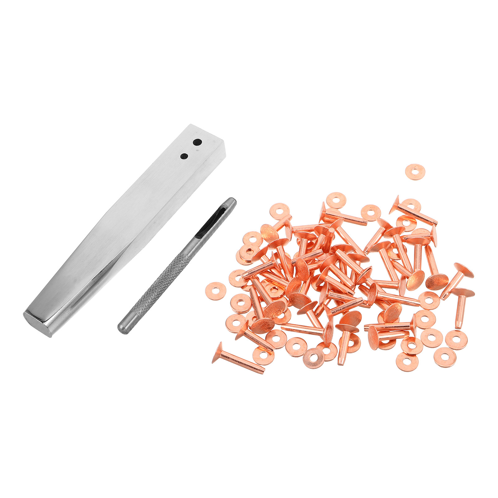 1Set Copper Rivet Setter Tool  - Leatherwork Rivets reseña y precio