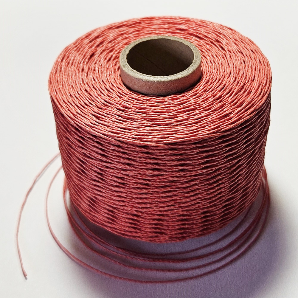 Wholesale Orange red 100% Natu - Waxed Thread Linen reseña y precio