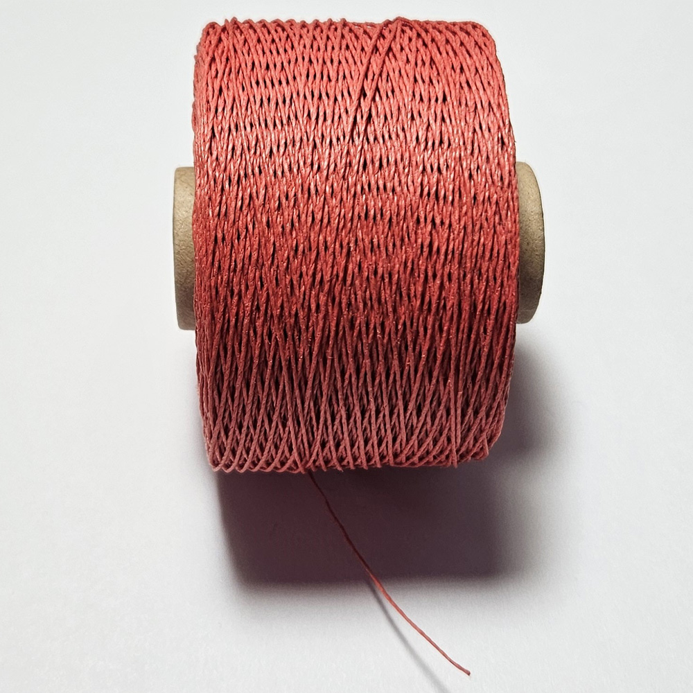 Wholesale Orange red 100% Natu - Waxed Thread Linen reseña y precio