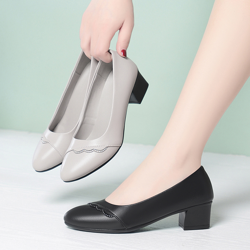 AIYUQI Women's Genuine Leather - Leather Work Women Shoes reseña y precio
