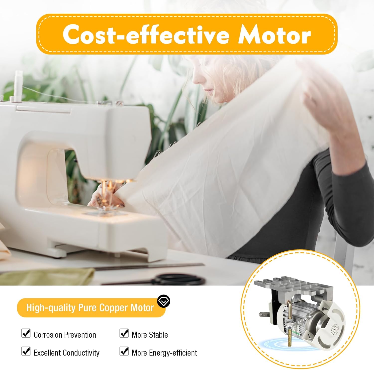 SM-801 Sewing Machine Electric - Skiver Leather Thin reseña y precio