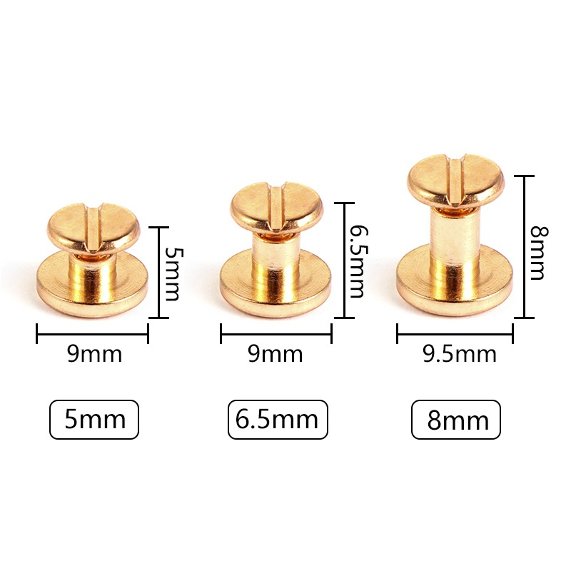 10Pcs Leather Craft Rivets Met - Leatherwork Rivets reseña y precio