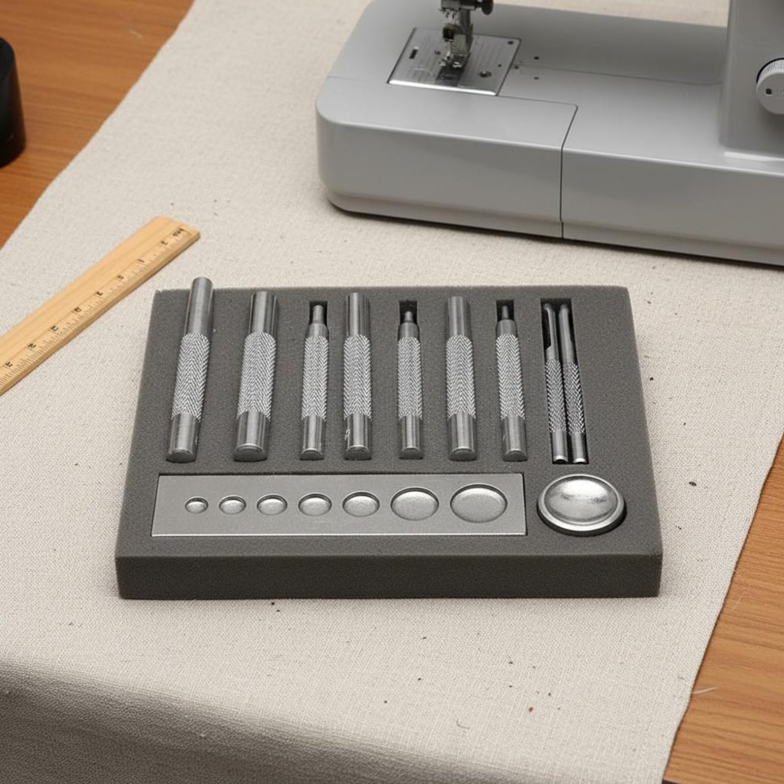 11 Pieces Snap Fastener Tool S - Leatherwork Rivets reseña y precio
