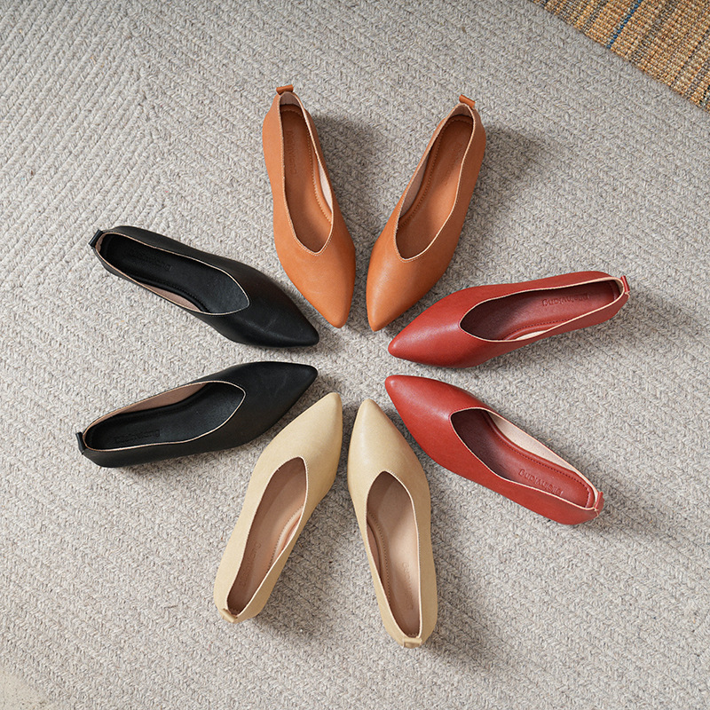 Spring and Autumn Fashion New  - Leather Work Women Shoes reseña y precio