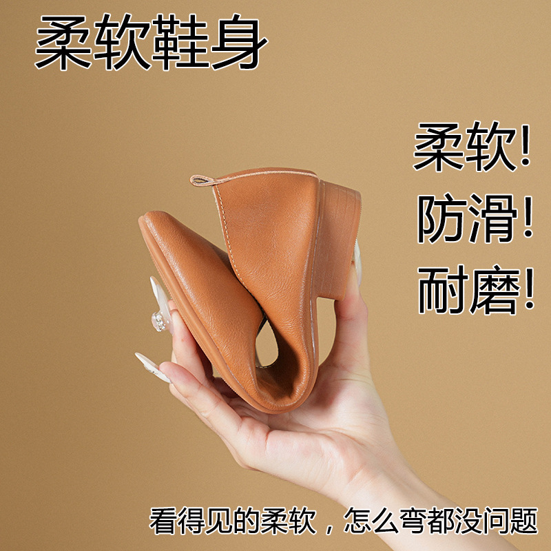 Spring and Autumn Fashion New  - Leather Work Women Shoes reseña y precio